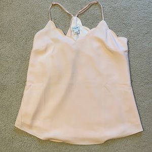 NWT JCrew Scalloped Tank - 4